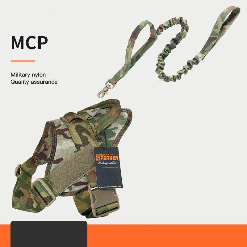 Harnais Militaire Nylon 1050D pour Chien — Boucle UTX | XS à XL