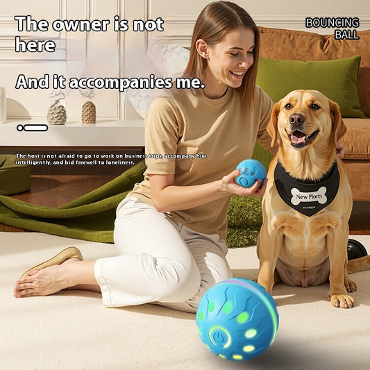 Balle Sautante Automatique pour Chien — Rechargeable USB