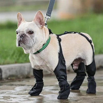 Chaussures Imperméables pour Chien – Semelle Antidérapante, Lot de 4