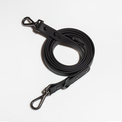 Laisse Imperméable Macaron pour Chien — Nylon Enduit Élastique