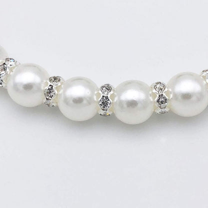 Collier Bijou Perles & Strass pour Chat et Petit Chien — Nœud Ruban