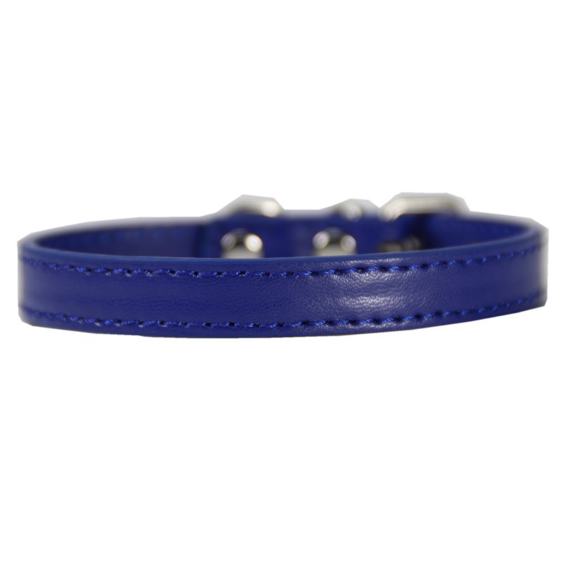 Collier PU avec Boucle Métallique pour Chien et Chat