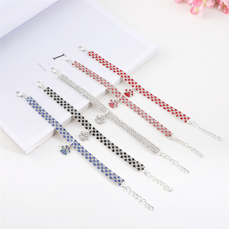 Collier Strass Élastique pour Chat et Chien