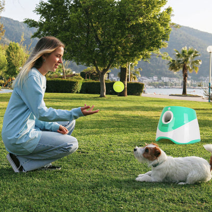 Automatic Dog Ball Launcher – 3 Distances, 6 Balls Included