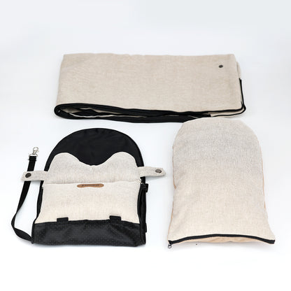 Siège Console Centrale Voiture pour Petit Chien & Chat — Portable & Sécurisé