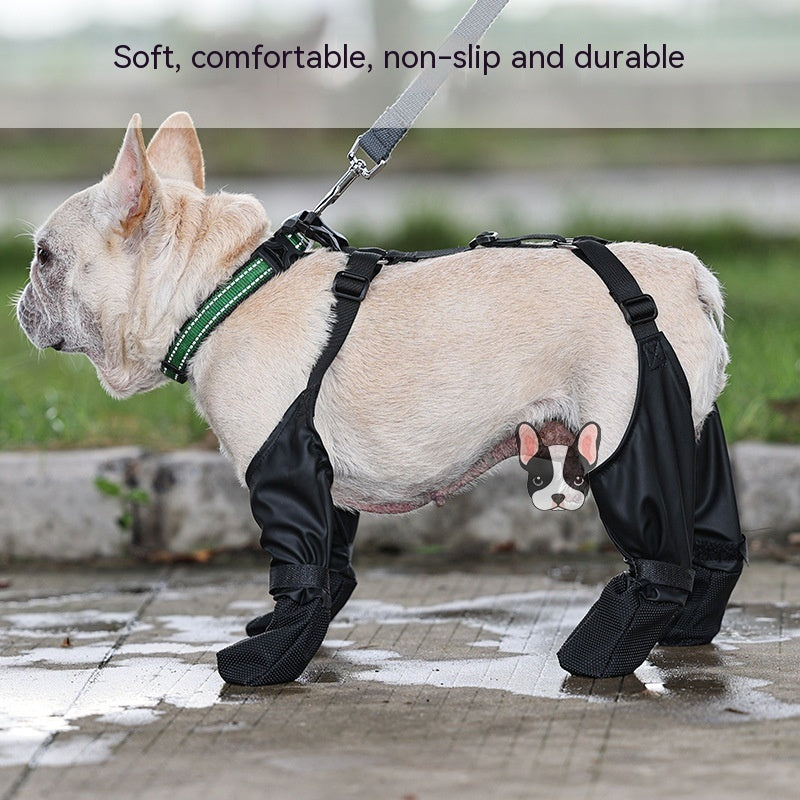 Chaussures Imperméables pour Chien – Semelle Antidérapante, Lot de 4