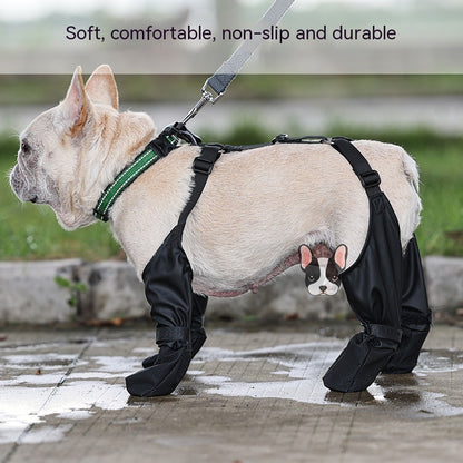 Chaussures Imperméables pour Chien – Semelle Antidérapante, Lot de 4
