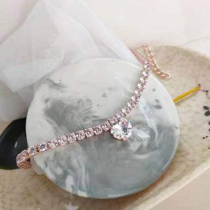 Collier Strass Cœur Scintillant pour Chat et Chien
