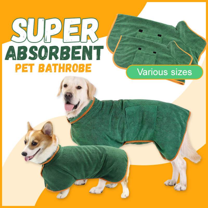 Peignoir Séchage Rapide pour Chien – Microfibre Ultra-Absorbante