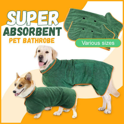 Peignoir Séchage Rapide pour Chien – Microfibre Ultra-Absorbante