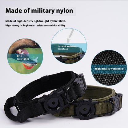 Collier Tactique en Denim pour Chien — Style Robuste & Original