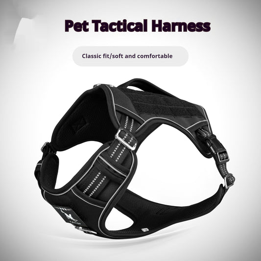 Harnais Tactique pour Chien de Travail — Recherche, Sauvetage & Patrouille