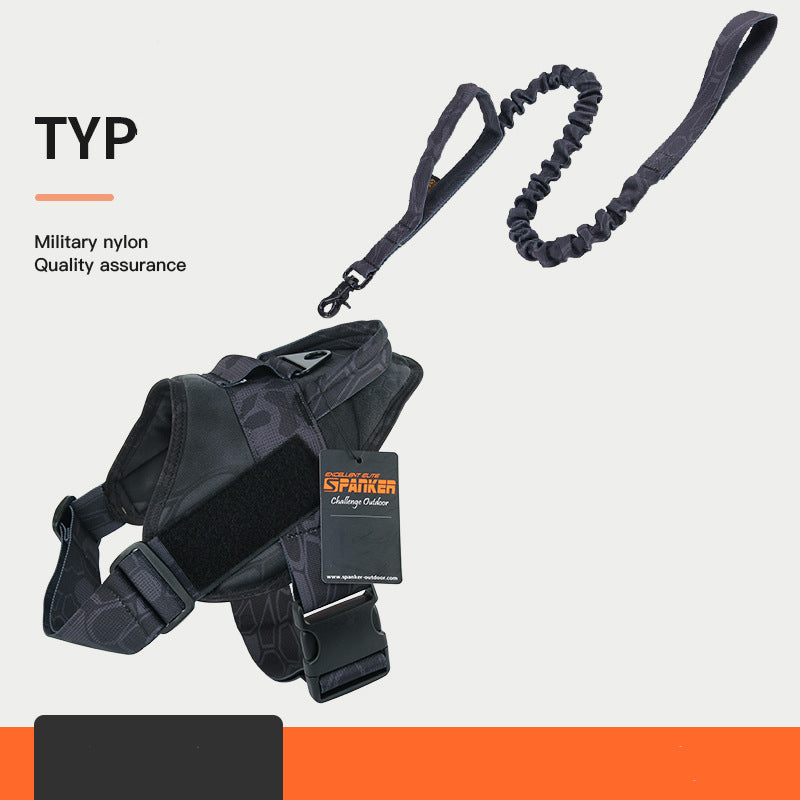 Harnais Militaire Nylon 1050D pour Chien — Boucle UTX | XS à XL