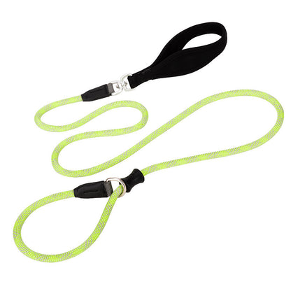 Laisse Nylon Uni Anti-Explosion pour Chien — 9 Couleurs | M & L