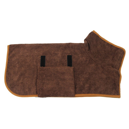 Peignoir Séchage Rapide pour Chien – Microfibre Ultra-Absorbante