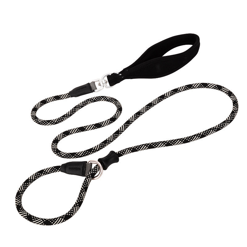 Laisse Nylon Uni Anti-Explosion pour Chien — 9 Couleurs | M & L