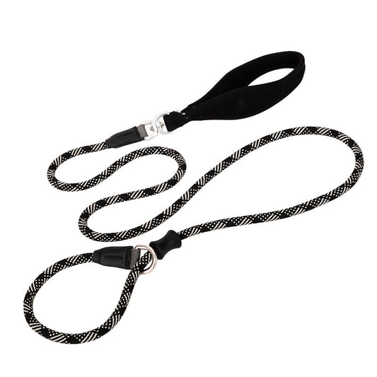 Laisse Nylon Uni Anti-Explosion pour Chien — 9 Couleurs | M & L