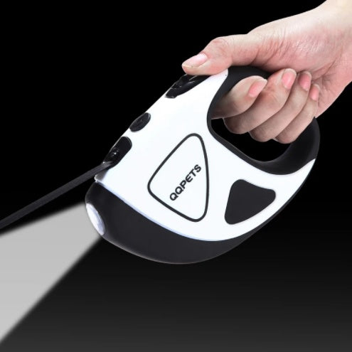 Laisse Rétractable LED Fibre de Verre Anti-Enroulement pour Chien — 3M & 5M