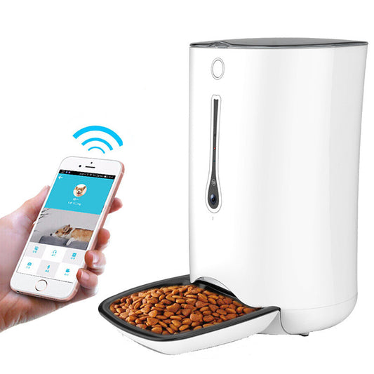 Distributeur Automatique Intelligent pour Chiens et Chats – 6L avec Caméra