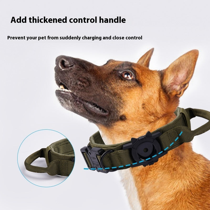Collier Tactique en Denim pour Chien — Style Robuste & Original