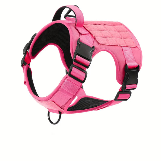 Gilet Harnais Tactique Réfléchissant pour Chien — Boucle Métallique