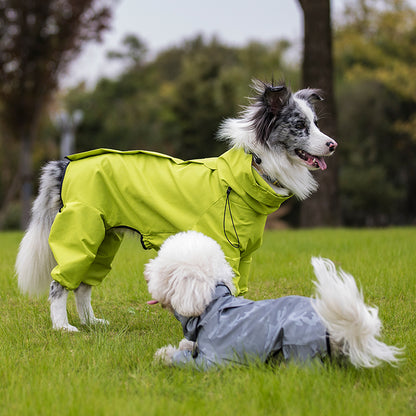 Imperméable Réfléchissant pour Chien – Coupe 4 Pattes, Sport Outdoor