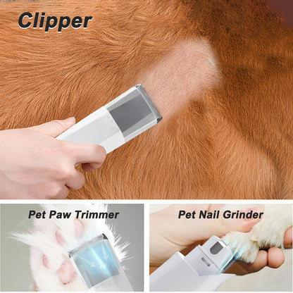 Kit de Toilettage 7-en-1 avec Aspiration — Chien & Chat