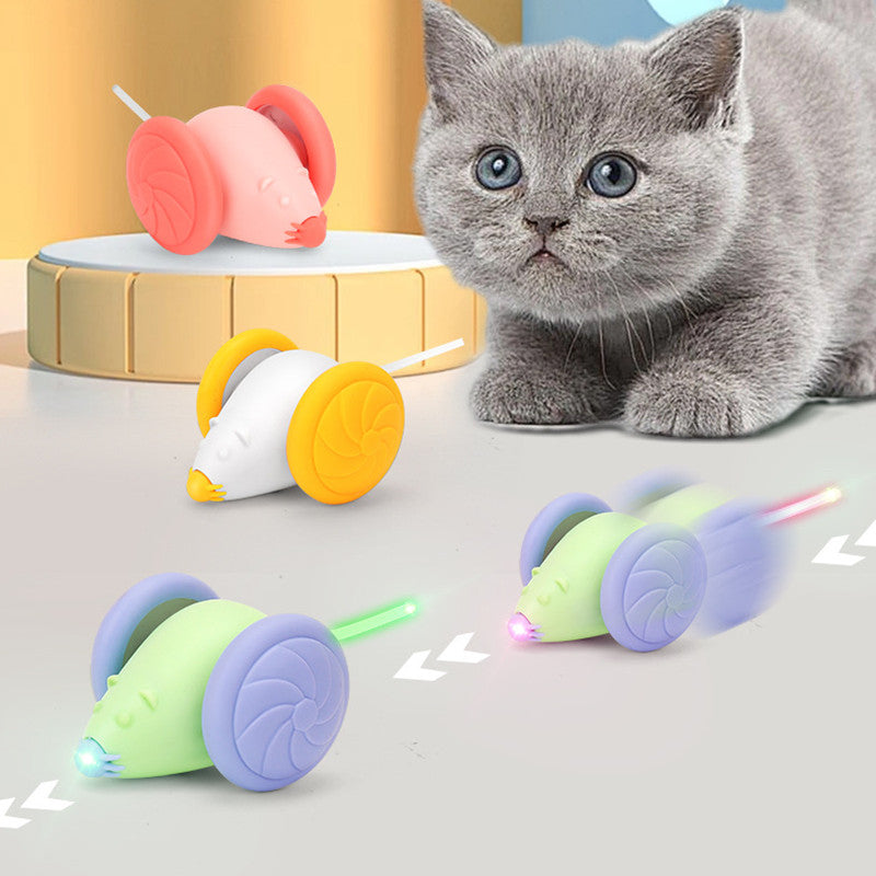 Jouet Souris Lumineux Rechargeable USB pour Chat – Électrique & Interactif