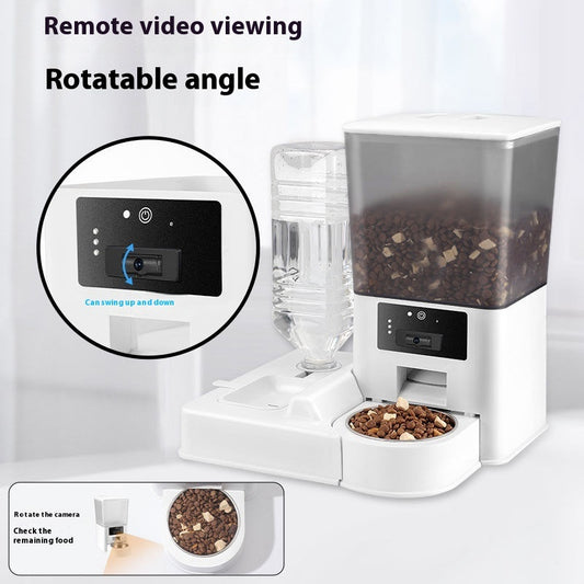 Fontaine & Distributeur Intelligent 5L pour Chiens et Chats – Bol Inox