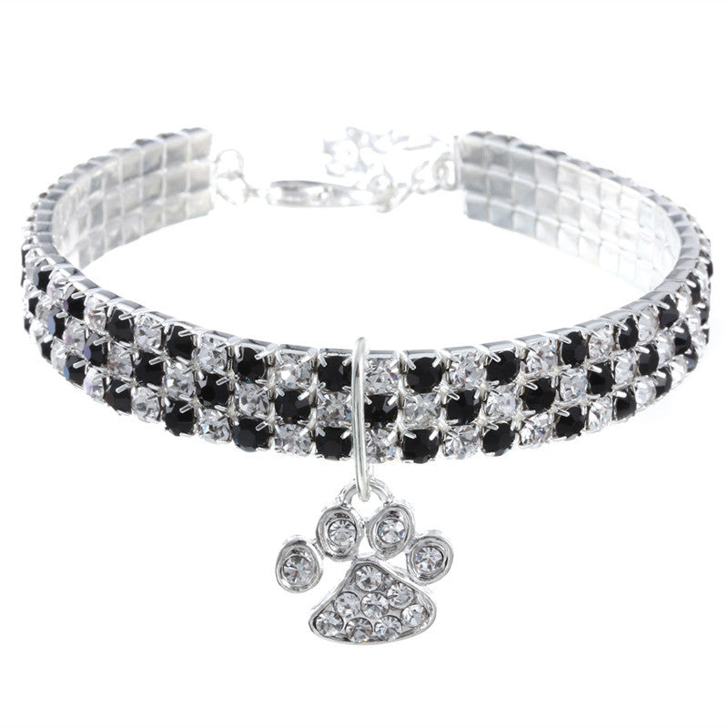 Collier Strass Élastique pour Chat et Chien