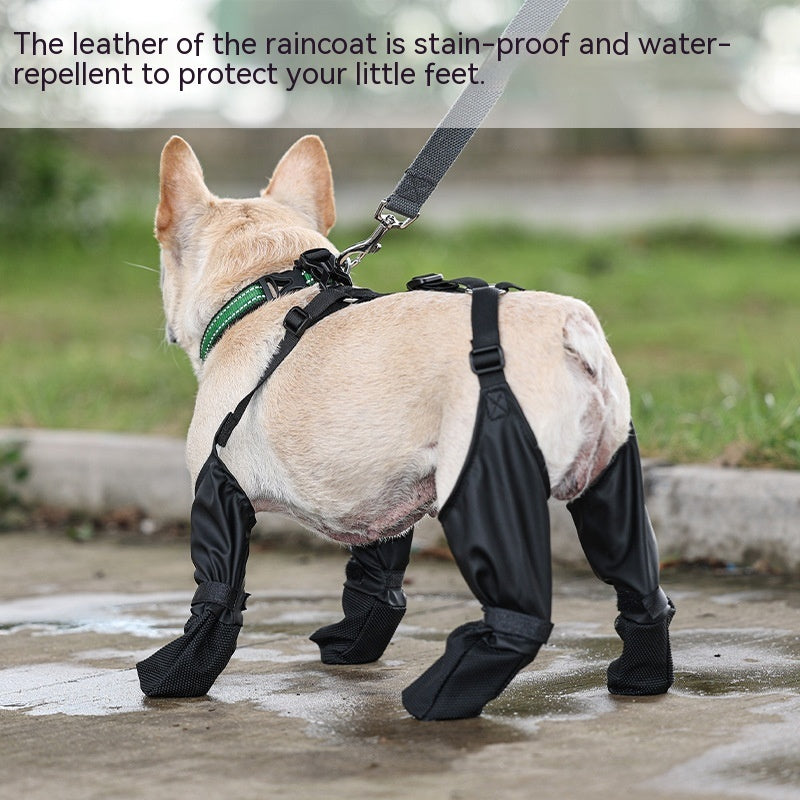Chaussures Imperméables pour Chien – Semelle Antidérapante, Lot de 4