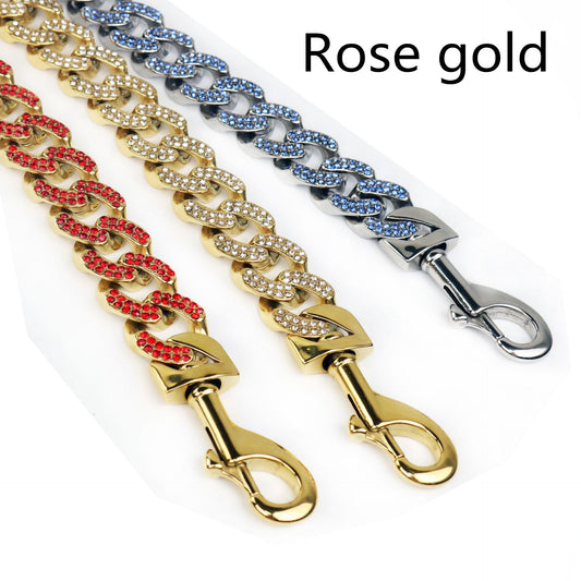 Chaîne Acier Inoxydable Multicolore pour Chien — Collier & Laisse