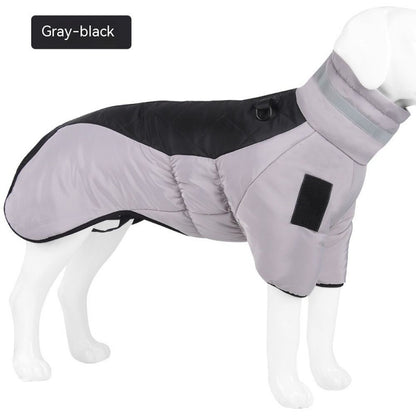 Manteau d'hiver imperméable pour chien – Veste chaude rembourrée grandes tailles (XL à 6XL)