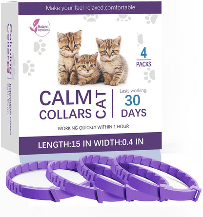 Lot de Colliers Apaisants pour Chat et Chien — Pack de 3 ou 4