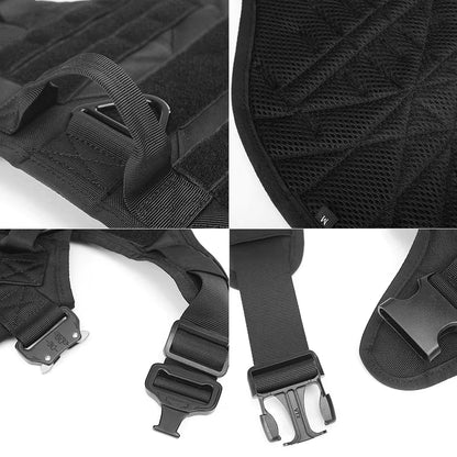 Set Harnais Tactique Premium + Laisse pour Chien — Nylon 1000D