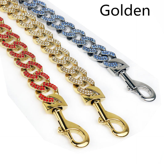 Chaîne Acier Inoxydable Multicolore pour Chien — Collier & Laisse