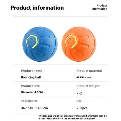 Balle Interactive Intelligente pour Chien & Chat — Rechargeable USB
