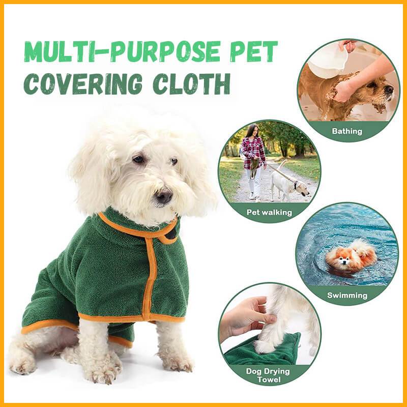 Peignoir Séchage Rapide pour Chien – Microfibre Ultra-Absorbante