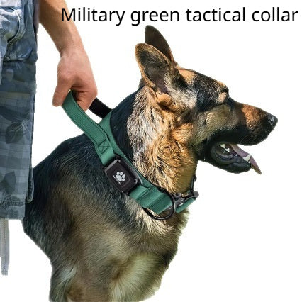 Collier Tactique Ajustable pour Grand Chien — Anti-Fugue