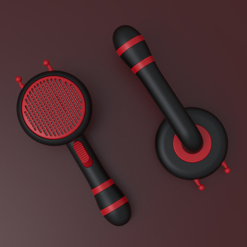 Brosse Auto-Nettoyante en Forme d’Abeille — Éjection Poils en 1 Clic