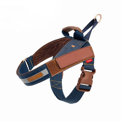 Harnais Réfléchissant pour Chien – Sécurité Nocturne Style Cowboy