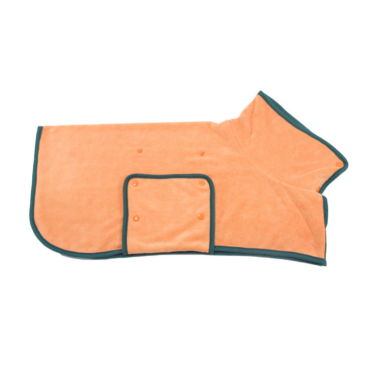 Peignoir Séchage Rapide pour Chien – Microfibre Ultra-Absorbante