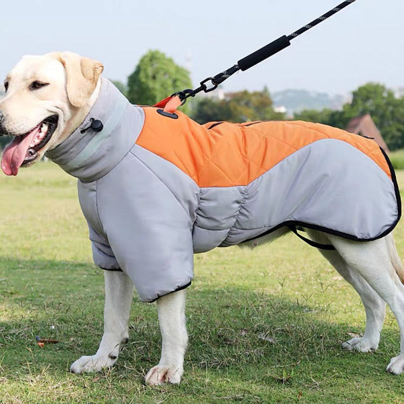 Manteau d'hiver imperméable pour chien – Veste chaude rembourrée grandes tailles (XL à 6XL)