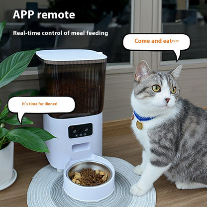 Distributeur Automatique Intelligent 5L pour Chiens et Chats – Bol Simple ou Double