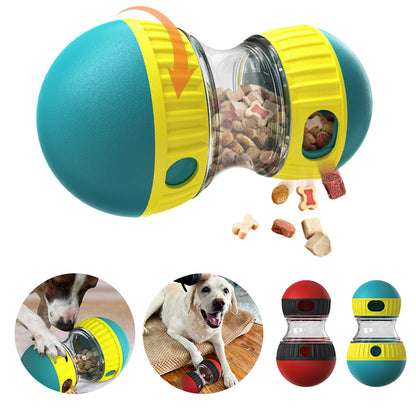 Tumbler Treat Dispensing Dog Toy — Interactive Puzzle Ball