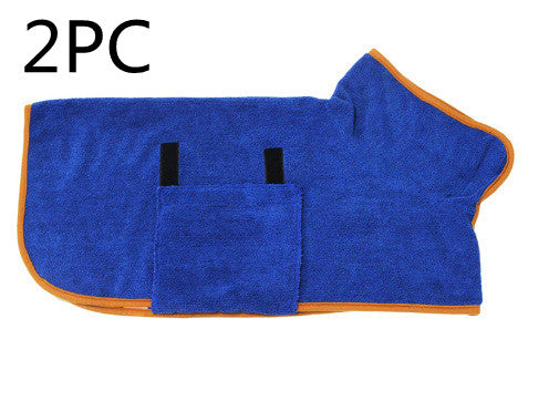 Peignoir Séchage Rapide pour Chien – Microfibre Ultra-Absorbante