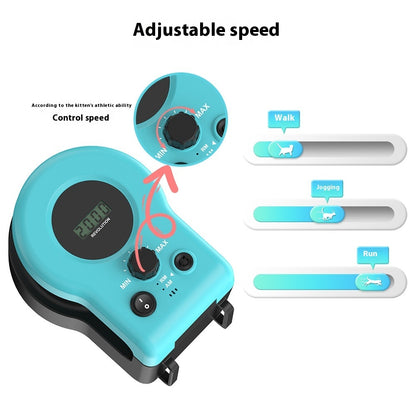 Piste de Course Interactive pour Chat – Affichage LCD, Rechargeable USB