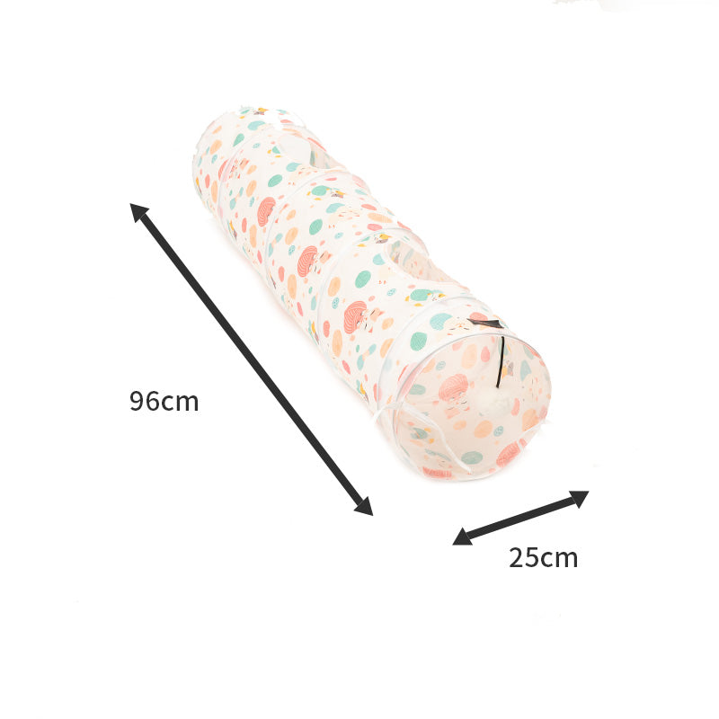 Nid Tunnel Donut pour Chat – Labyrinthe Toutes Saisons, 12 Coloris