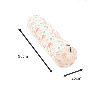 Nid Tunnel Donut pour Chat – Labyrinthe Toutes Saisons, 12 Coloris