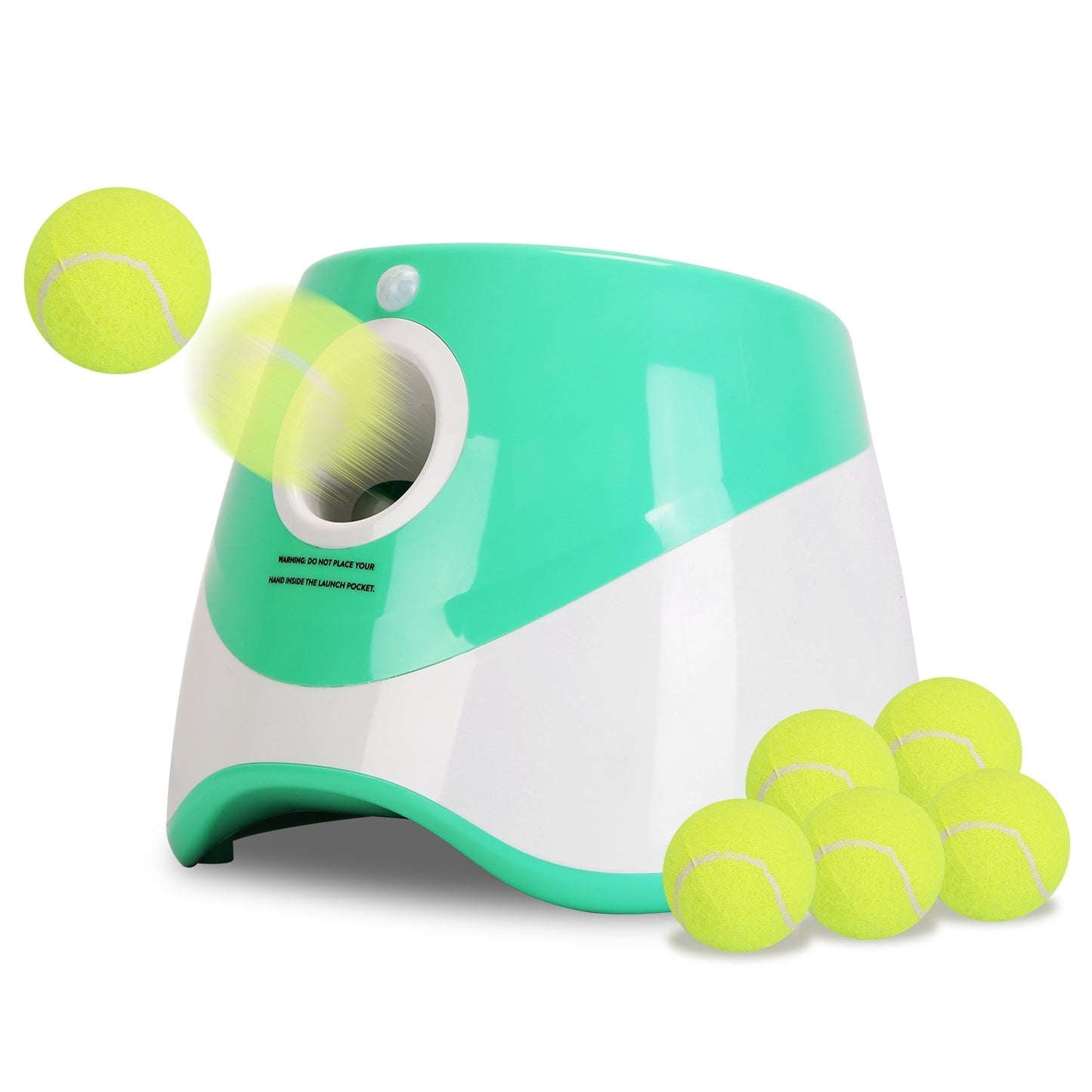 Automatic Dog Ball Launcher – 3 Distances, 6 Balls Included